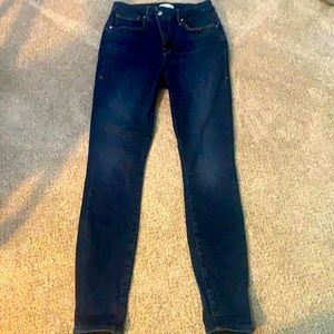 Good American good legs crossover jeans